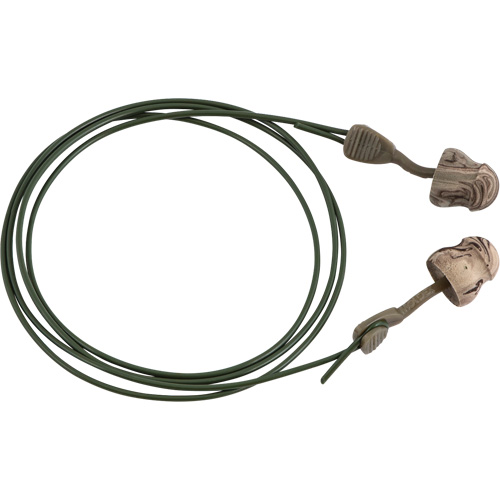 Glide&reg; Camo Foam No-Roll Twist-In Earplugs, Bulk - Box, Corded Solutions industrielles ALPHA