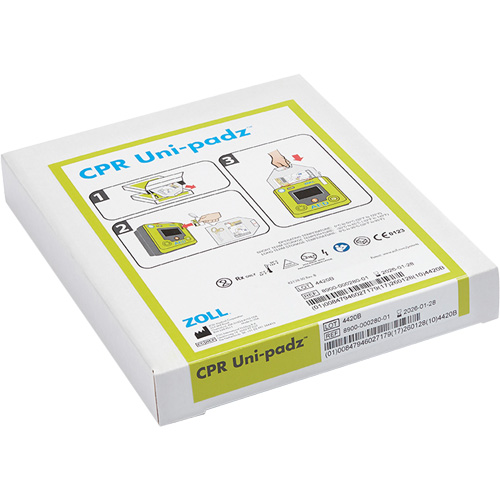 &eacute;lectrodes RCR pour adultes & enfants Uni-Padz, Zoll AED 3 Pour, Classe 4 Solutions industrielles ALPHA
