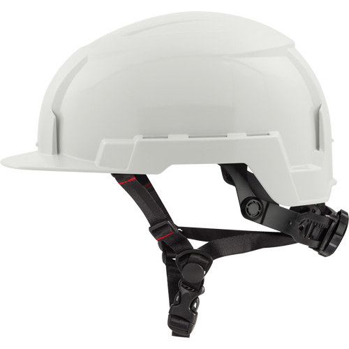 Casque &agrave; bordure avant avec support &agrave; lampe de poche Bolt, Suspension Rochet Solutions industrielles ALPHA