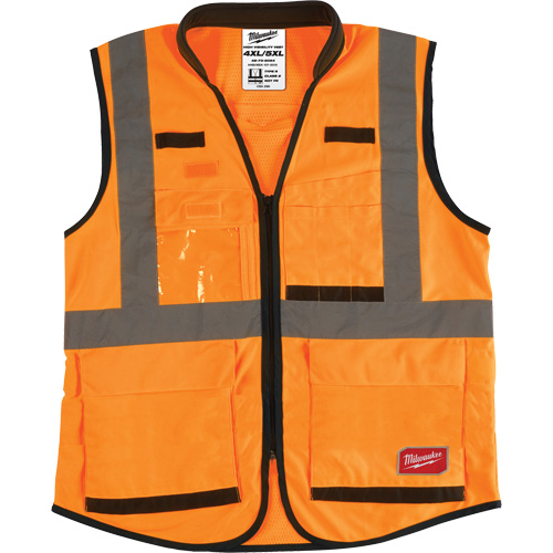 Veste de s&eacute;curit&eacute; haute performance, Orange haute visibilit&eacute;, 4T-Grand/5T-Grand Solutions industrielles ALPHA