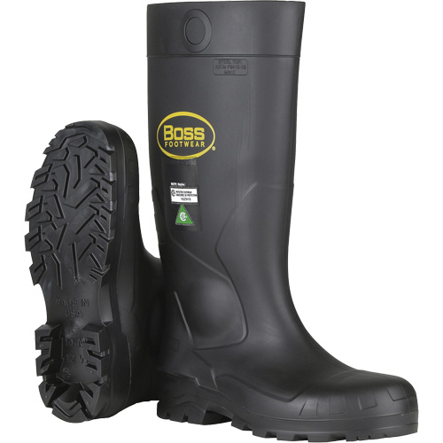 Dynamic Boss&reg; Full Safety Boot, PVC, Steel Toe, Size 6, Puncture Resistant Sole Solutions industrielles ALPHA