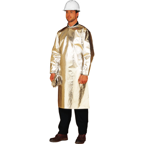 Long tablier/sarrau de protection thermique ALM 300, 48" lo, Fibre de verre aluminis&eacute;e Solutions industrielles ALPHA