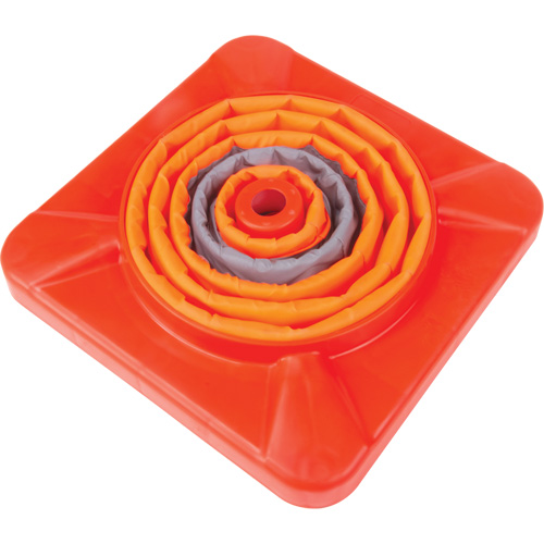 Collapsible Traffic Cone, 18" H, Orange Solutions industrielles ALPHA