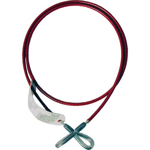 6' Anchorage Connector Cable, Sling, Temporary Use Solutions industrielles ALPHA
