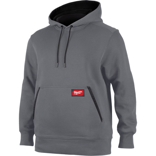 Chandail &agrave; capuchon d&eacute;paisseur moyenne, Hommes, Petit, Gris Solutions industrielles ALPHA