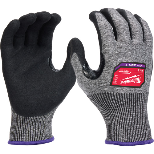 High-Dexterity Dipped Gloves, Size Small, 18 Gauge, Nitrile Coated, Nylon/Polyethylene/Tungsten Shell, ASTM ANSI Level A7/EN 388 Level F Solutions industrielles ALPHA