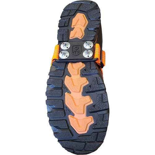 Midcleat&reg; Non-Sparking Ice Cleat, Carbon Steel, Stud Traction, One Size Solutions industrielles ALPHA