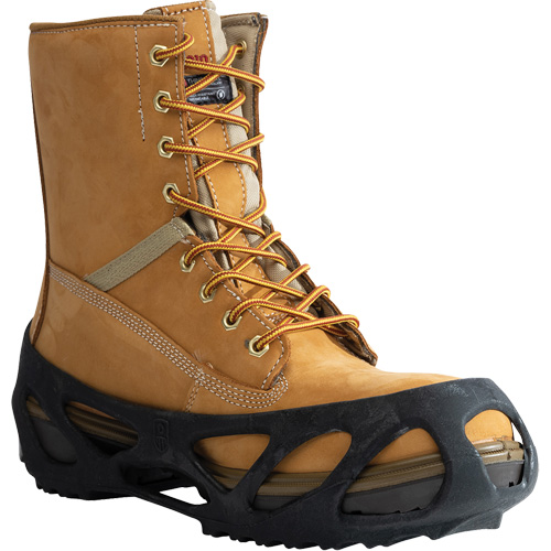 Brass Stride&reg; Non-Sparking Ice Cleats, Brass, Stud Traction, Small Solutions industrielles ALPHA
