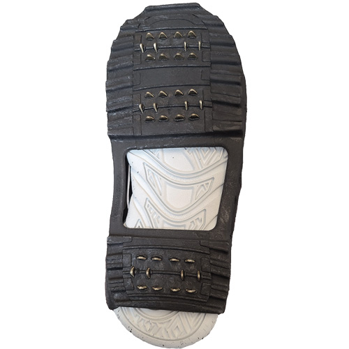 Brass Stride&reg; Non-Sparking Ice Cleats, Brass, Stud Traction, Small Solutions industrielles ALPHA
