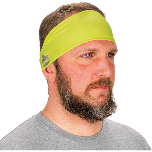 Chill-Its 6634 Cooling Headband, High Visibility Lime-Yellow Solutions industrielles ALPHA