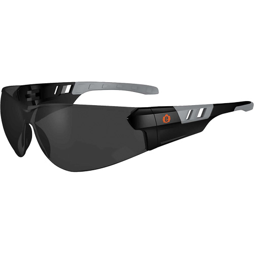 Skullerz SAGA Frameless Safety Glasses, Smoke Lens, Anti-Fog/Anti-Scratch, ANSI Z87+/Meets/Exceeds CSA Z94.3 Solutions industrielles ALPHA