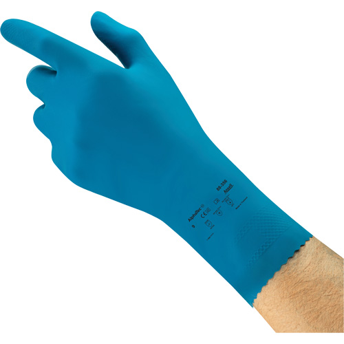 AlphaTec&reg; 88-356 Chemical-Resistant Food-Processing Gloves, Size 7, 12" L, Rubber Latex, 17-mil Solutions industrielles ALPHA