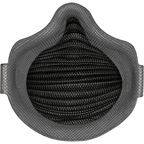 Masques jetables AirWave de la s&eacute;rie M noirs avec SmartStrap et bride compl&egrave;te en mousse, N95, Certifi&eacute; NIOSH, Petit Solutions industrielles ALPHA