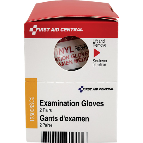 Recharge de gants d'examen SmartCompliance, Vinyle, Sans poudre, Transparent, Classe 2 Solutions industrielles ALPHA