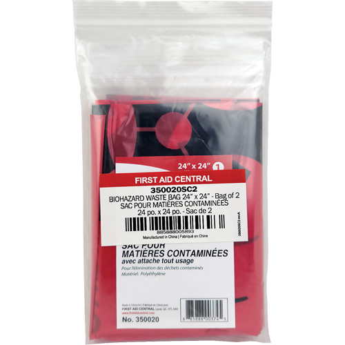 SmartCompliance&reg; Refill Waste Bags, Bio-Hazard, 24" L x 24" W Solutions industrielles ALPHA