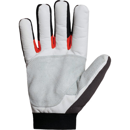 Gants de m&eacute;canicien Clutch Gear Thinsulate, Paume Cuir fleur de ch&egrave;vre/Cuir refendu, Taille Petit/7 Solutions industrielles ALPHA