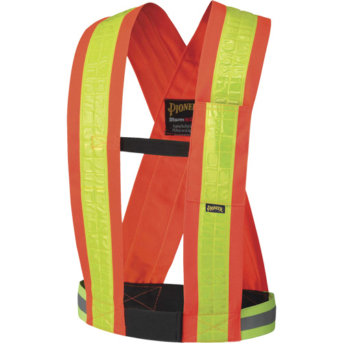 5593 Safety Sash, High Visibility Orange, Yellow Reflective Colour, One Size Solutions industrielles ALPHA
