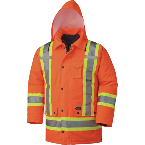5020 Waterproof 7-in-1 Parka, High Visibility Orange, Small Solutions industrielles ALPHA