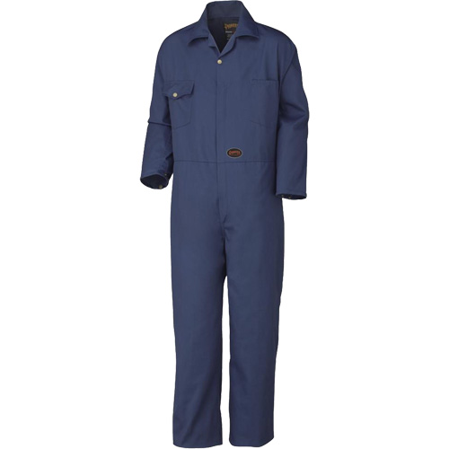 515 Coveralls with Brass Zipper, Men's, Navy Blue, Size 36 Solutions industrielles ALPHA