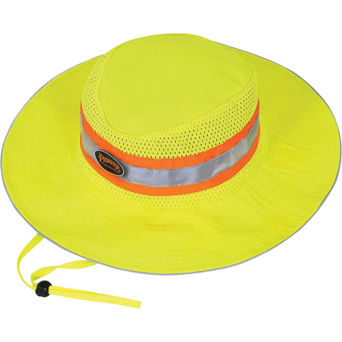 279 Ranger's Hat with Strap, High Visibility Lime-Yellow, Polyester Solutions industrielles ALPHA