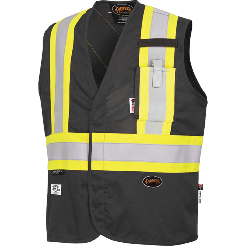 7729 Veste r&eacute;sistante aux arcs &eacute;lectriques FR-Tech, Petit, Noir, 10 cal/cm² Solutions industrielles ALPHA