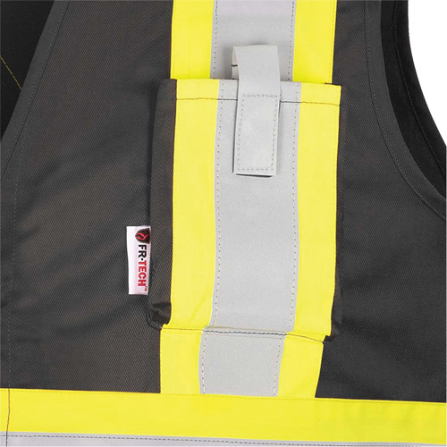 7729 Veste r&eacute;sistante aux arcs &eacute;lectriques FR-Tech, Petit, Noir, 10 cal/cm² Solutions industrielles ALPHA