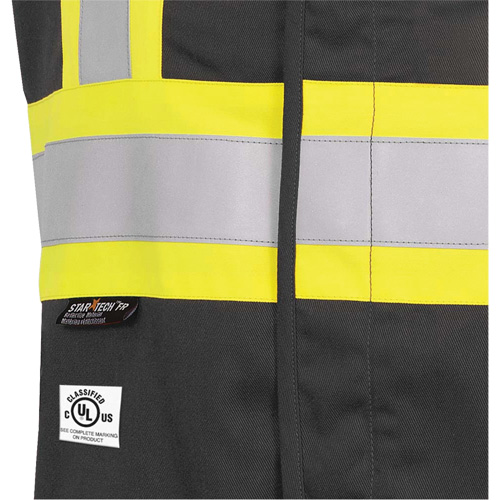 7729 Veste r&eacute;sistante aux arcs &eacute;lectriques FR-Tech, Petit, Noir, 10 cal/cm² Solutions industrielles ALPHA