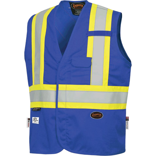 7730 FR-Tech&reg; Flame-Resistant Arc Safety Vest, Small, Royal Blue, 10 cal/cm² Solutions industrielles ALPHA