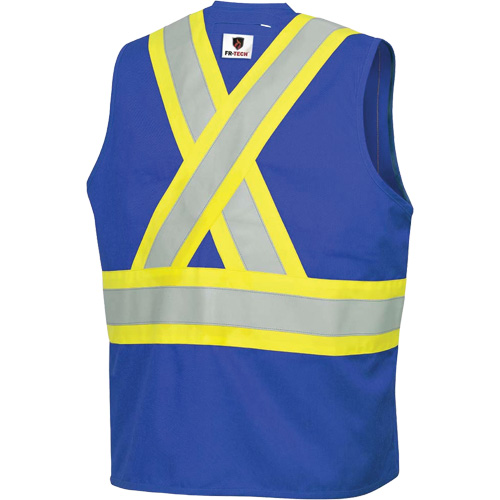 7730 FR-Tech&reg; Flame-Resistant Arc Safety Vest, Small, Royal Blue, 10 cal/cm² Solutions industrielles ALPHA