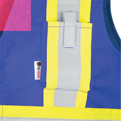 7730 FR-Tech&reg; Flame-Resistant Arc Safety Vest, Small, Royal Blue, 10 cal/cm² Solutions industrielles ALPHA
