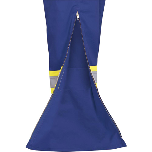 7706 FR-Tech&reg; Flame-Resistant Coverall with Leg Zippers, Size 36, Royal Blue, 9.7 cal/cm² Solutions industrielles ALPHA