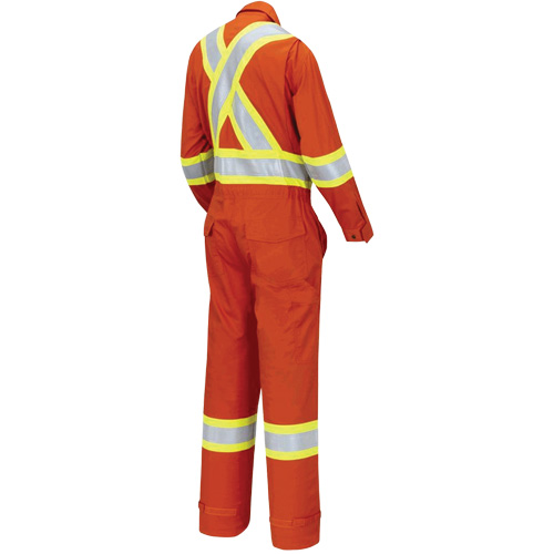 7702W Combinaison FR-Tech ignifuge/contre les arcs pour femme, Taille T-petit, Orange haute visibilit&eacute;, 10 cal/cm² Solutions industrielles ALPHA