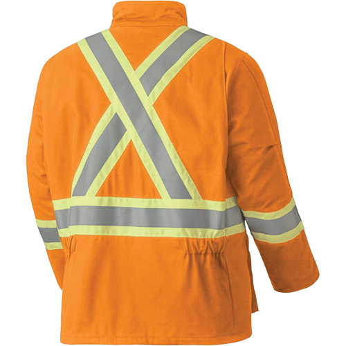 5533 Manteau de s&eacute;curit&eacute; ignifuge, Petit, Orange haute visibilit&eacute;, 58 cal/cm² Solutions industrielles ALPHA