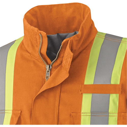 5533 Manteau de s&eacute;curit&eacute; ignifuge, Petit, Orange haute visibilit&eacute;, 58 cal/cm² Solutions industrielles ALPHA