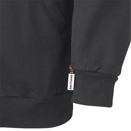 337 Capuche &agrave; fermeture &eacute;clair ignifug&eacute;e, Hommes, T-petit, Noir, 22 cal/cm² Solutions industrielles ALPHA