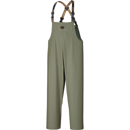 D7020 Dry King&reg; Stretch Bib Pants, X-Small, Polyurethane, Green Solutions industrielles ALPHA