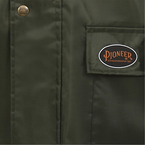 D8120J Nailhead Ripstop Tree Planter Hooded Jacket, Polyester/PVC, X-Small, Green Solutions industrielles ALPHA