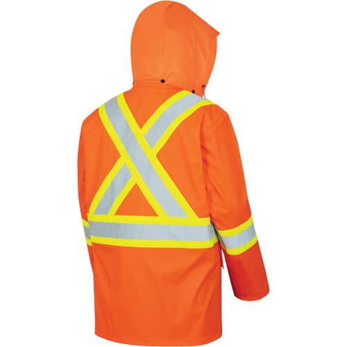 5892PKT High-Visibility FR Waterproof Safety Jacket, X-Small, High Visibility Orange Solutions industrielles ALPHA