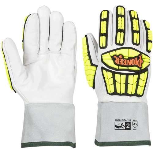 5385 Cut & Impact-Resistant Gloves, Size Small, 13 Gauge, Goatskin Shell, ASTM ANSI Level A5 Solutions industrielles ALPHA