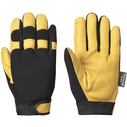 891 Mechanic's Style Insulated Ergonomic Gloves, Grain Goatskin Palm, Size Small Solutions industrielles ALPHA