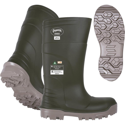 B105FUL.GR Bottes Pioneer Ultra, Polyur&eacute;thane, Embout Acier/Composite, Pointure 6, Semelle R&eacute;sistant aux perforations Solutions industrielles ALPHA