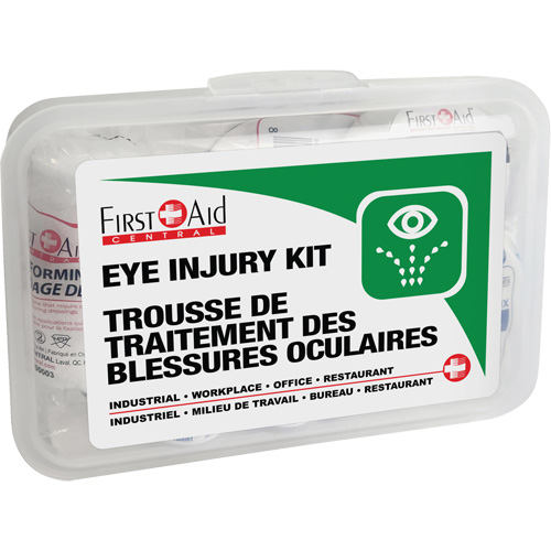 Eye Injury Kit, Plastic B Solutions industrielles ALPHA