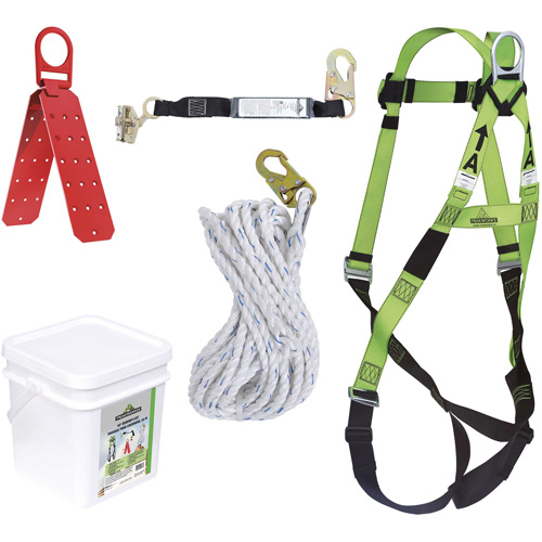 RK2-50 Contractor's Fall Protection Kit, Roofer's Kit Solutions industrielles ALPHA