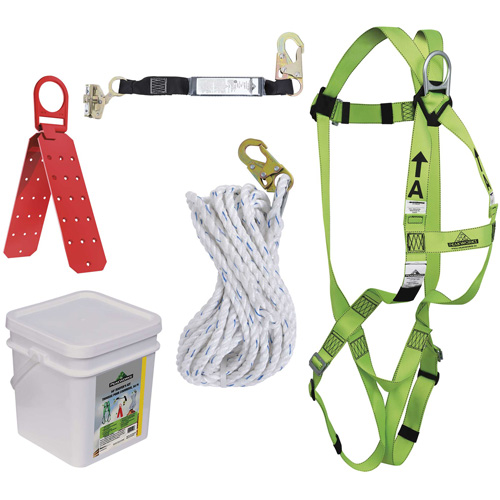RK4-50 Compliance Fall Protection Kit, Roofer's Kit Solutions industrielles ALPHA