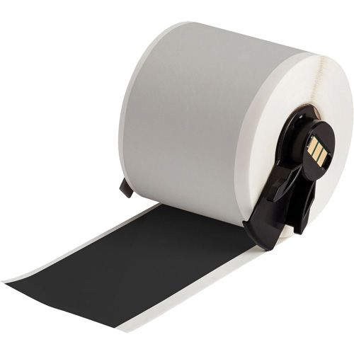 All-Weather Permanent Adhesive Label Tape, Vinyl, Black, 2" Width Solutions industrielles ALPHA