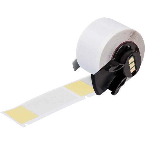 Self-Laminating Wrap-Around Wire & Cable Labels, Vinyl, 1" L x 2.5" H, White Solutions industrielles ALPHA