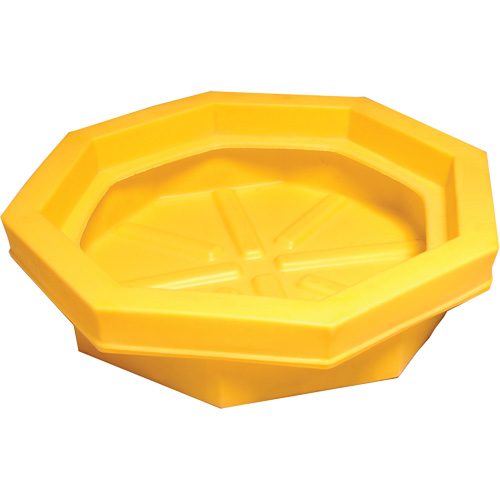 Ultra-Drum Tray sans grille, 32" lo x 32" la x 8,1" h, Cap. de d&eacute;versement 22,8 gal. US Solutions industrielles ALPHA