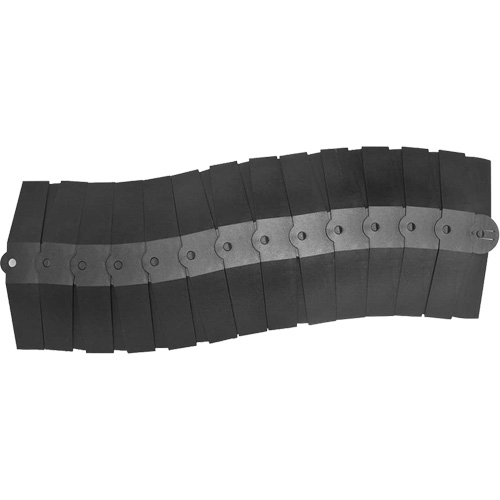 Medium Ultra-Sidewinder Cable Protection System&reg; with Endcaps, 33" x 9.8" x 1.4", 260 lbs. (0.13 tons) Solutions industrielles ALPHA