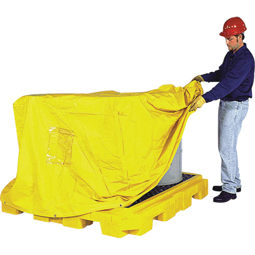 P4 Plus Ultra-Spill Pallet&reg; Pullover Cover Solutions industrielles ALPHA