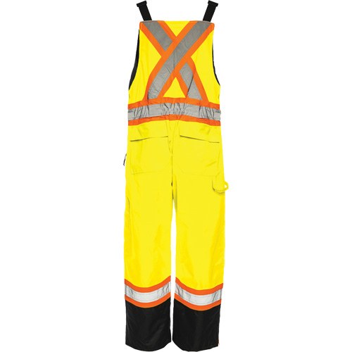 Salopette de s&eacute;curit&eacute; dhiver TO1, Polyester, Petit, Noir/Jaune lime haute visibilit&eacute; Solutions industrielles ALPHA